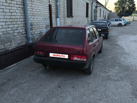 1998 Lada (ВАЗ) 2109, красный, 90000 рублей - вид 1