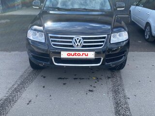 2006 Volkswagen Touareg I, чёрный, 900000 рублей, вид 3