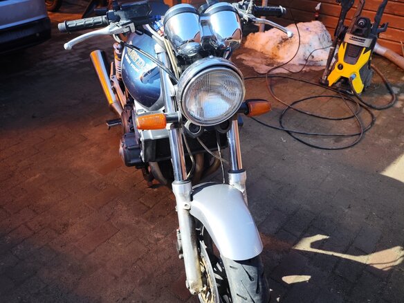 1994 Honda CB 400 Super Four, синий, 260000 рублей - вид 5
