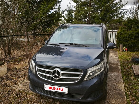 2014 Mercedes-Benz V-Класс Compact 250 d компактный III (W447), синий, 3250000 рублей
