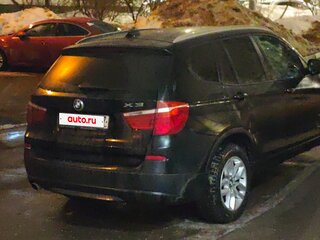 2012 BMW X3 20d xDrive II (F25), чёрный, 1300000 рублей, вид 4