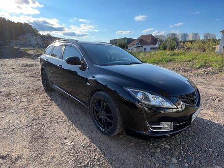 2008 Mazda 6 II (GH), чёрный, 870000 рублей, вид 2