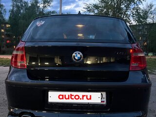2007 BMW 1 серии 118i I (E81/E82/E87/E88) Рестайлинг, чёрный, 760000 рублей, вид 2