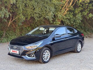 2017 Hyundai Solaris II, чёрный, 1000000 рублей, вид 1