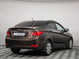 2014 Hyundai Solaris I Рестайлинг, коричневый, 733777 рублей, вид 5