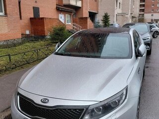 2014 Kia Optima III Рестайлинг, серебристый, 1100000 рублей, вид 1