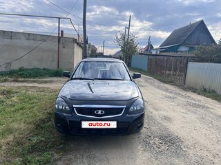 2008 Lada (ВАЗ) Priora I, чёрный, 180000 рублей, вид 1