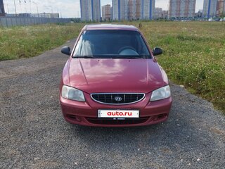 2004 Hyundai Accent ТагАЗ II, красный, 325000 рублей, вид 1