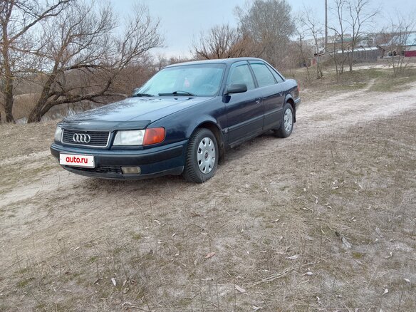 1991 Audi 100 IV (C4), синий, 320000 рублей - вид 14
