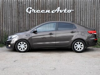 2017 Kia Rio III Рестайлинг, коричневый, 990000 рублей, вид 2