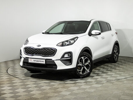 2021 Kia Sportage IV Рестайлинг, белый, 1949700 рублей, вид 1
