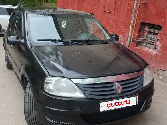 2011 Renault Logan I Рестайлинг, чёрный, 200000 рублей - вид 2