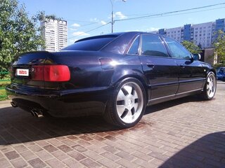 1997 Audi A8 I (D2), чёрный, 950000 рублей, вид 3