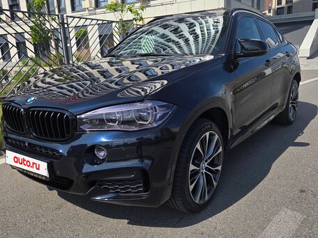 2016 BMW X6 30d II (F16), чёрный, 4040000 рублей, вид 1