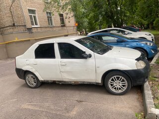 2008 Renault Logan I, белый, 130000 рублей, вид 3