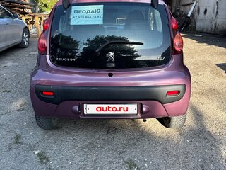 2012 Peugeot 107 I Рестайлинг, фиолетовый, 480000 рублей, вид 3