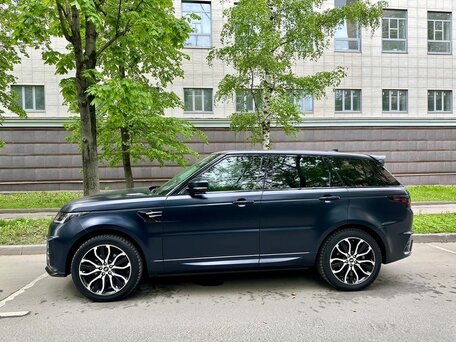 2019 Land Rover Range Rover Sport II Рестайлинг, синий, 5200000 рублей, вид 2