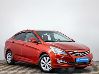 2016 Hyundai Solaris I Рестайлинг, красный, 1119000 рублей, вид 1