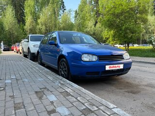 1998 Volkswagen Golf IV, синий, 215000 рублей, вид 4