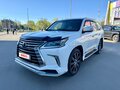 2016 Lexus LX 570 III Рестайлинг 2, белый, 7300000 рублей