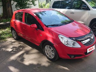 2007 Opel Corsa D, красный, 300000 рублей, вид 1
