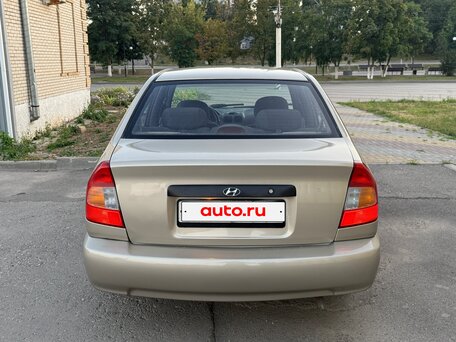 2008 Hyundai Accent ТагАЗ II, бежевый, 315000 рублей, вид 5