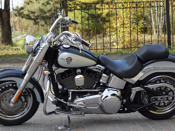 2012 Harley-Davidson Fat Boy, чёрный - вид 6