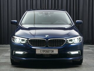 2018 BMW 5 серии 520i VII (G30/G31/G38), синий, 3690000 рублей, вид 2