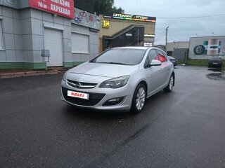 2013 Opel Astra J Рестайлинг, серебристый, 460000 рублей, вид 1