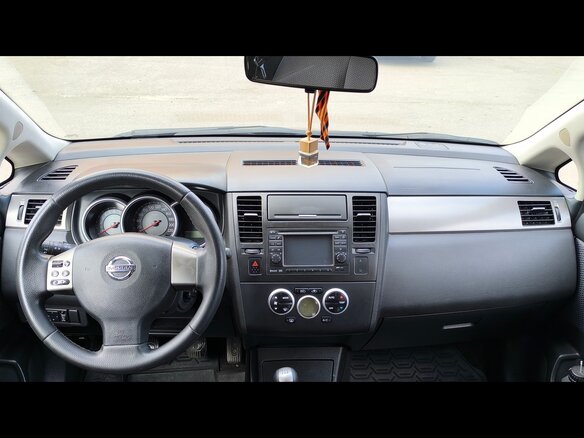 2008 Nissan Tiida I, чёрный, 585000 рублей - вид 6