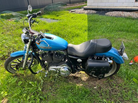2010 Harley-Davidson Sportster 1200, синий, 570000 рублей, вид 1