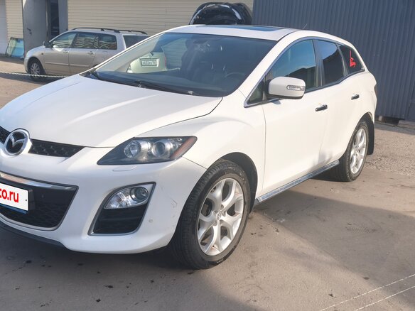 2010 Mazda CX-7 I Рестайлинг, белый, 790000 рублей - вид 3