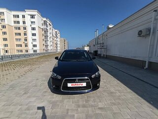 2013 Mitsubishi Lancer X Рестайлинг, синий, 950000 рублей, вид 4