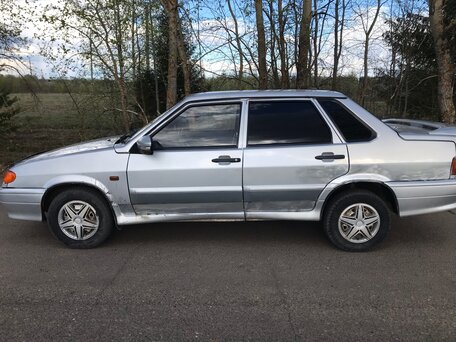 2005 Lada (ВАЗ) 2115, серебристый, 85000 рублей, вид 4