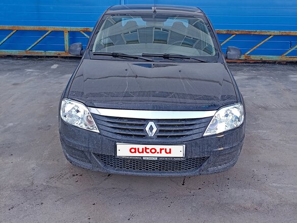 2012 Renault Logan I Рестайлинг, чёрный, 420000 рублей - вид 1