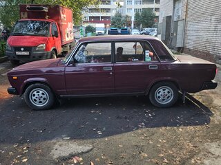 2002 Lada (ВАЗ) 2107, пурпурный, 245000 рублей, вид 5