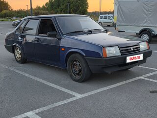 1997 Lada (ВАЗ) 21099, синий, 80000 рублей, вид 3