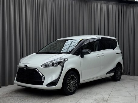 2022 Toyota Sienta II Рестайлинг, белый, 1290000 рублей, вид 3