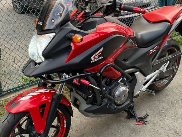 2012 Honda NC 700X, красный, 595000 рублей - вид 6