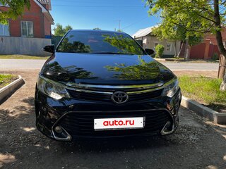 2016 Toyota Camry VII (XV50) Рестайлинг, чёрный, 2455000 рублей, вид 1