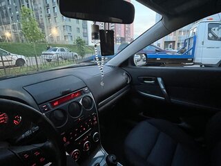 2006 Mazda 6 I (GG) Рестайлинг, серый, 400000 рублей, вид 4
