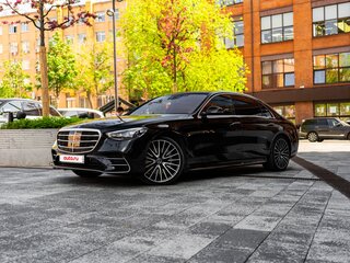 2021 Mercedes-Benz S-Класс 450 Long 4MATIC VII (W223), чёрный, 9199000 рублей, вид 1