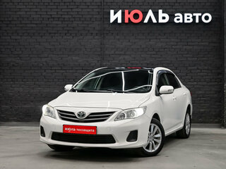 2012 Toyota Corolla X (E140, E150) Рестайлинг, белый, 1250000 рублей, вид 1