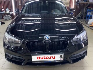 2016 BMW 1 серии 118i II (F20/F21) Рестайлинг, чёрный, 1600000 рублей, вид 2