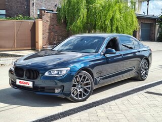 2012 BMW 7 серии Long 750Li xDrive V (F01/F02/F04) Рестайлинг, синий, 1800000 рублей, вид 1