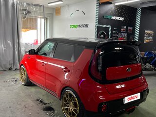 2016 Kia Soul II Рестайлинг, красный, 1400000 рублей, вид 4