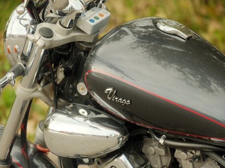 1991 Yamaha XV400 Virago, серый, 248000 рублей, вид 5