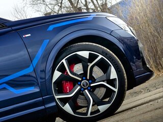 2019 Audi Q8 45 TDI I (4M), синий, 8000000 рублей, вид 2
