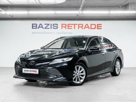 2018 Toyota Camry VIII (XV70), чёрный, 2269000 рублей, вид 1