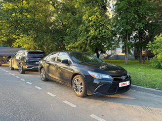 2016 Toyota Camry US Market VII (XV50) Рестайлинг, чёрный, 1650000 рублей, вид 2